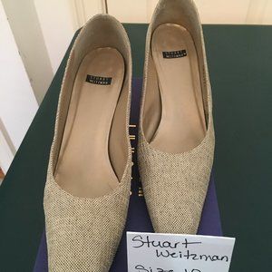 Stuart Weitzman tan pumps